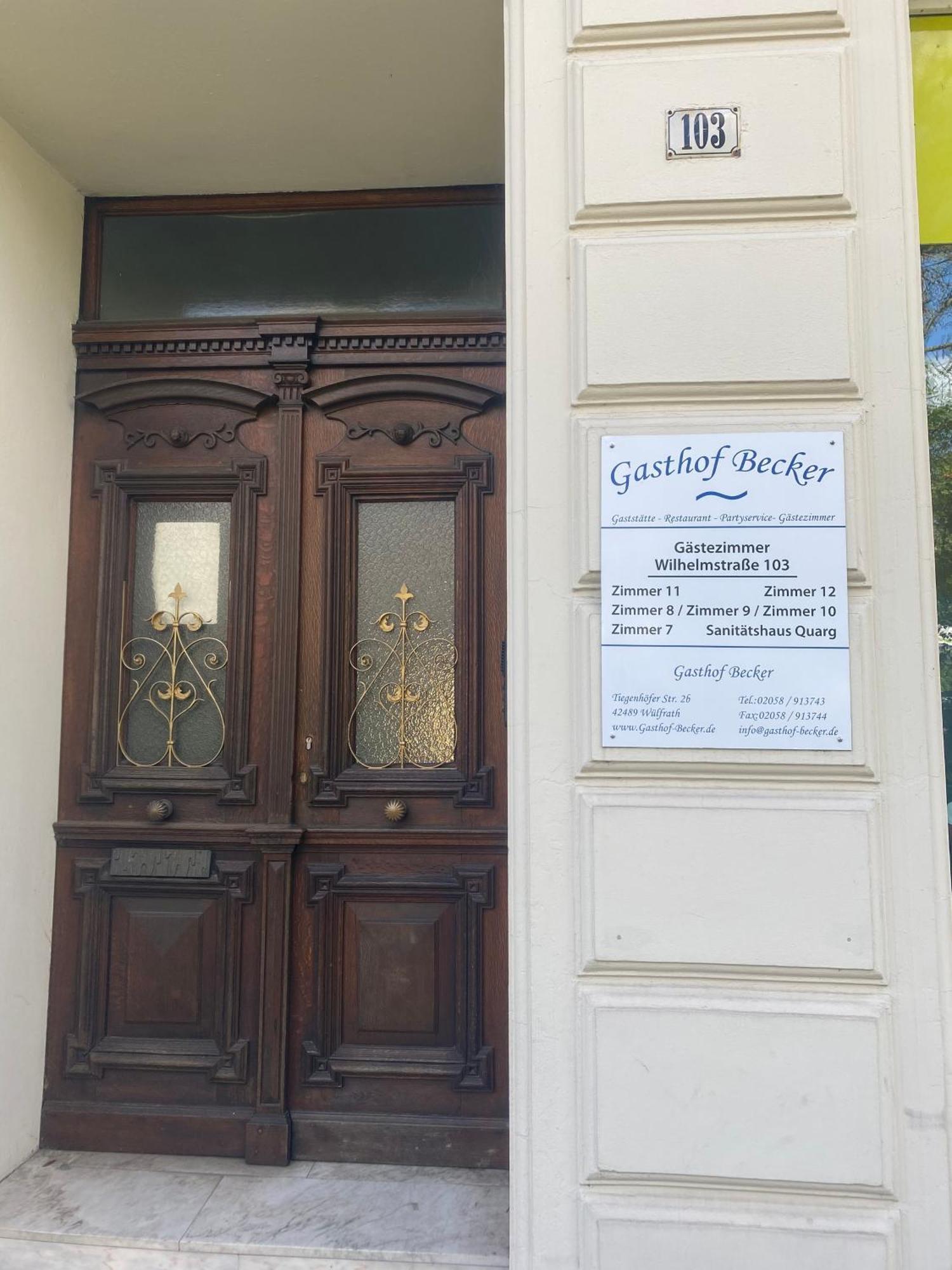 Gaestezimmer Gasthof Becker Otel Wulfrath Dış mekan fotoğraf